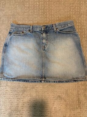 GAP Light Blue Denim Mini Skirt